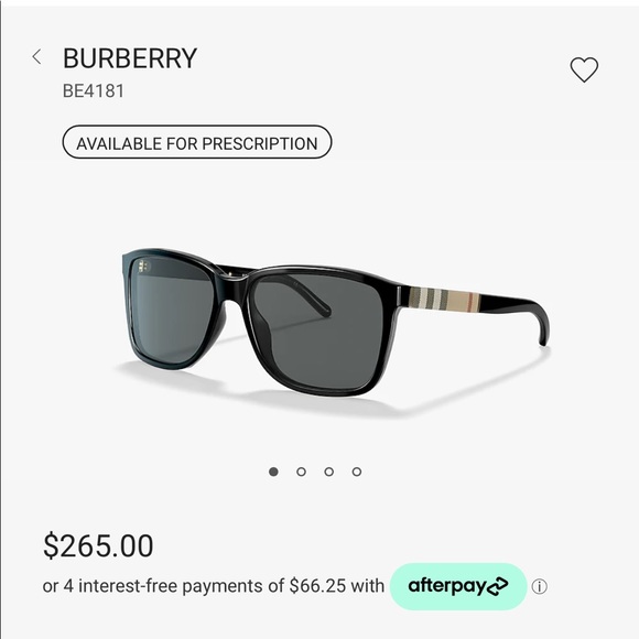 BRAND NEW BURBERRY BE4181 SUNGLASSES